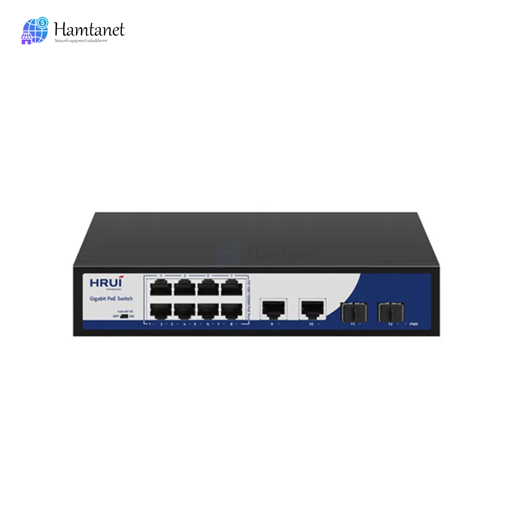 1-سوییچ-POE-برند-HRUI-مدل-HR900-AFG-822NS سوییچ POE برند HRUI مدل HR900-AFG-822NS
