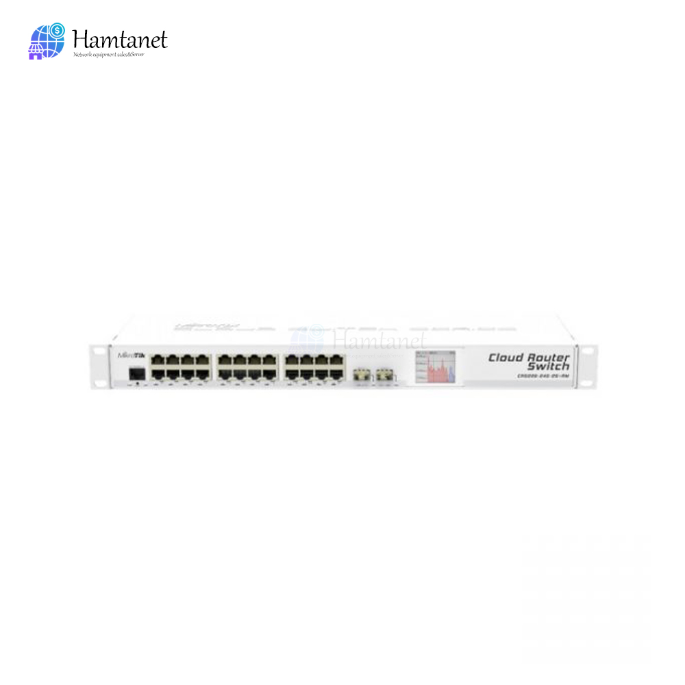سوئیچ-میکروتیک-مدل-MikroTik-CRS226-24G-2S+RM سوئیچ میکروتیک مدل MikroTik CRS226-24G-2S+RM