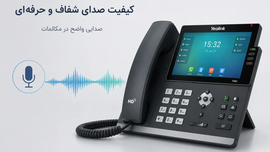 تلفن تحت شبکه یالینک SIP-T48U