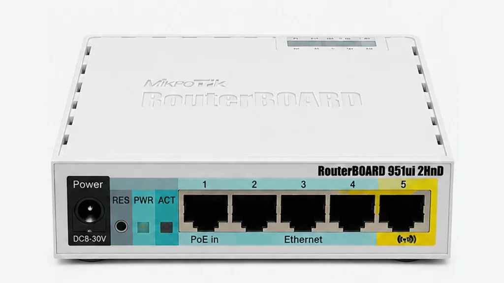 روتر میکروتیک مدل MikroTik RB951Ui-2HnD