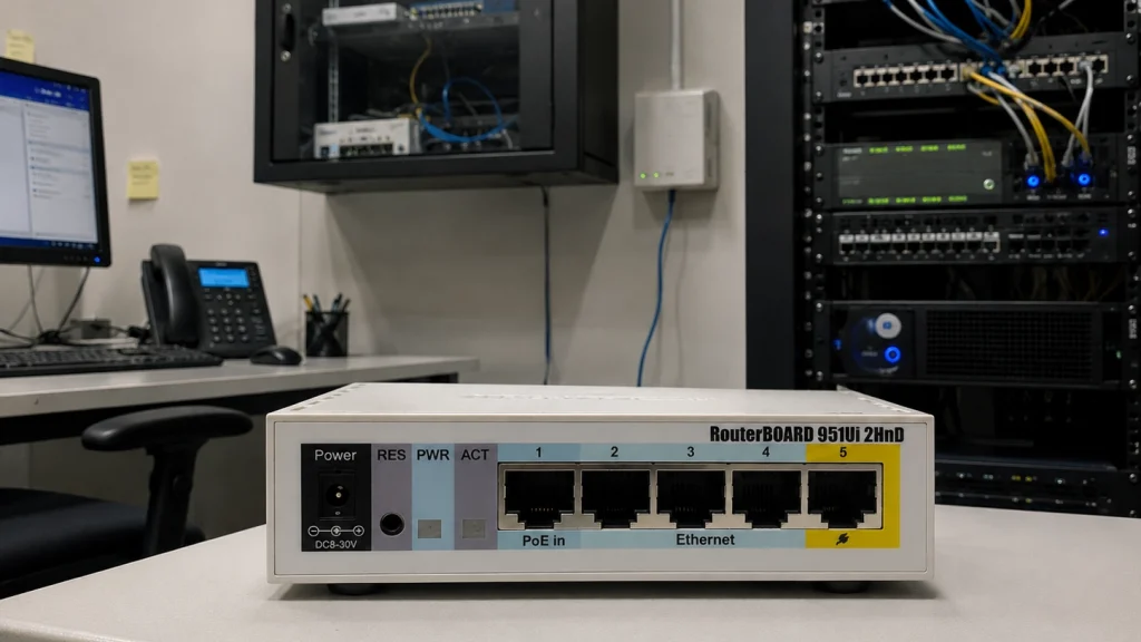 روتر میکروتیک مدل MikroTik RB951Ui-2HnD