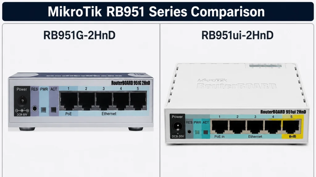 روتربرد میکروتیک مدل MikroTik RB951G-2HnD